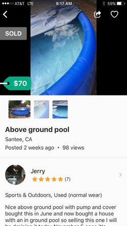 Fire sale! Inflatable pool