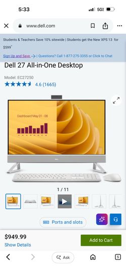 Dell  computer brand new in box 950 in store new