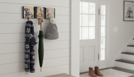 Parisian home wall hooks