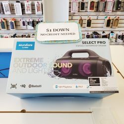 New Soundcore Select Pro Bluetooth Speaker - 90 DAY WARRANTY - $1 DOWN - NO CREDIT NEEDED 