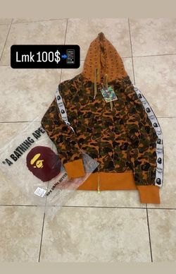 Mcm x Bape collab, size medium