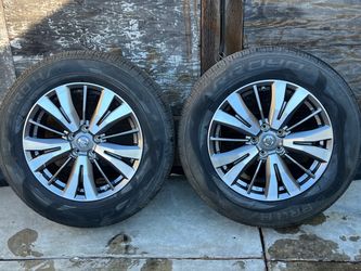 2 rims /wheels 18” inch OEM Nissan