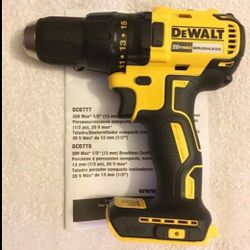 Dewalt New Drill Driver 20v Brushless -2 Speeds 
