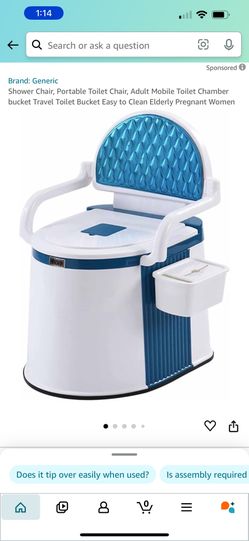 Bedside Commode Travel Toilet