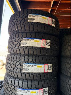 265/70/16 Falken Wildpeak AT4 New Tires Free Mount And Balance Included