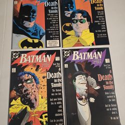 Batman #426-429 A Death in the Family 1-4 DC Comics (1988) Complete Set Vf/nm
