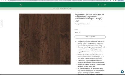 $50 for 600-800 SQF of hardwood floor