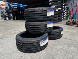 235-45-18 Tires 840 tread wear high mileage warranty 125$ each