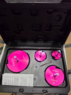 Plastic pipe fitting reamer tool kit