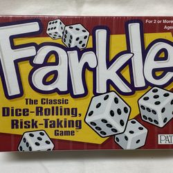 Farkle Classic Dice rolling Risk taking family friends fun game New Sealed 