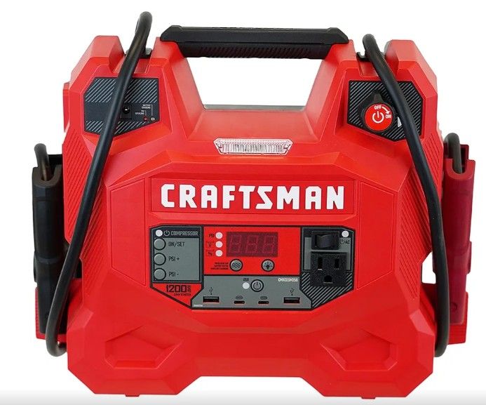 Craftsman 5 In 1 Jumpstart & Portable Power Station 