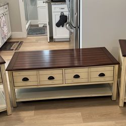 coffee Table & Matching End Tables
