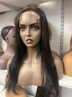 5x5 HD Closure Wig %100 Raw Brazilian Straight 