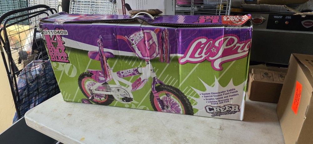 NEW LIL PRO 14" GIRLS BMX BIKE