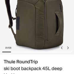 Thule Roundtrip 45L Ski/snowboard Boot Bag NWT