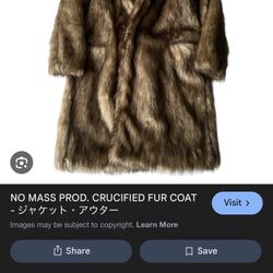 Fur coat from Japan, never worn tags still on