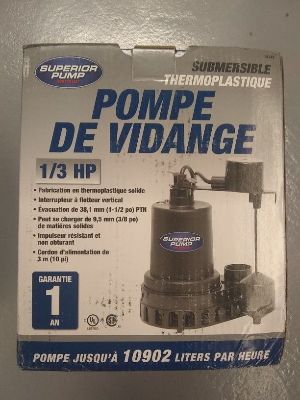 Superior Sump Pump