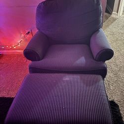 Chair And Ottoman Set 