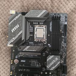 B760 GAMING PLUS WIFI MOBO + Intel I9-12900K CPU 