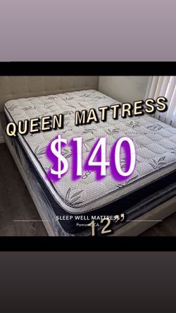 Queen size pillow top mattress