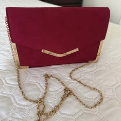 Red Velvet Purse 