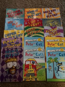 Fly Guy & Pete the Cat Children's Book Lot