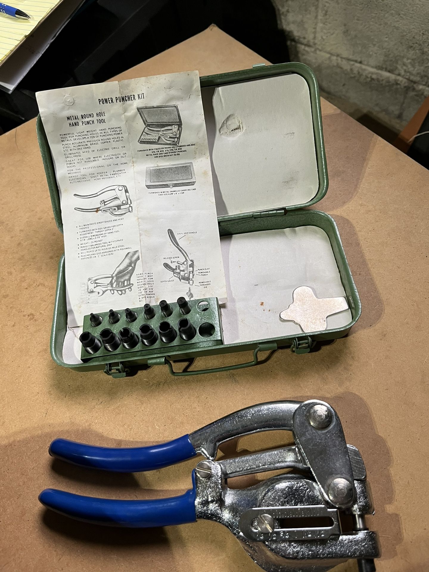 7 Die Power Punch Kit
