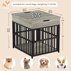 😀 IRONCK Dog Crate Furniture for Small Dogs