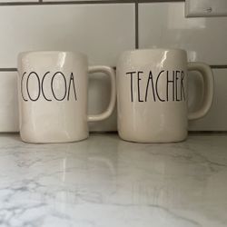 Rae Dunn Mugs Teacher Or Cocoa