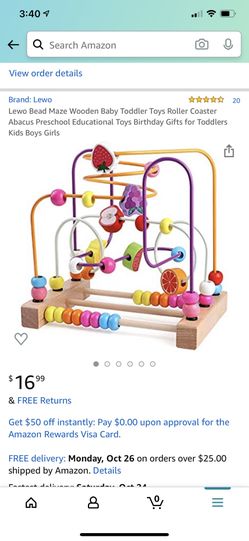 wooden baby toy