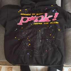 Sp5der P*nk Hoodie “ Black”