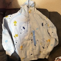 New Adult Size Large Snoopy Hoodie 