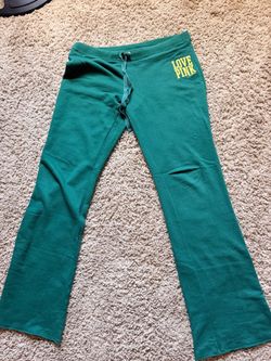 Victoria Secret Pink Green Bay Packers sweatpants size Large
