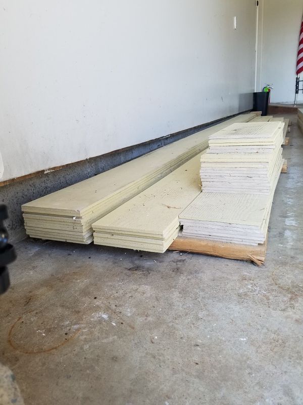 Hardie Siding, White Wood, Metal Z Flashing, Roll of Tyvek Moisture