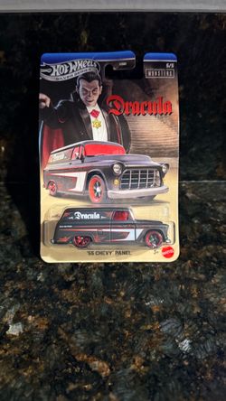 Hot Wheels Dracula '55 Chevy Panel Silver Series