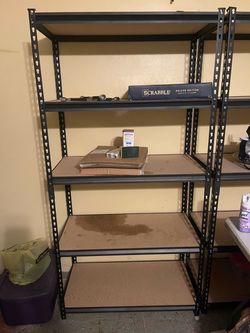Metal shelving