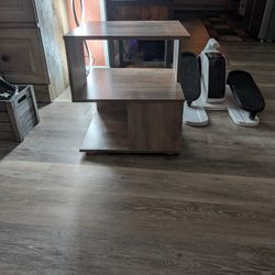 Small Side Table Grey Wash Color