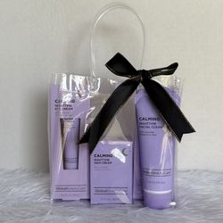 Global Beauty Care Calming Nighttime Set – Cleanser, Serum, Eye Cream & Skin Cream – Lavender & Aloe