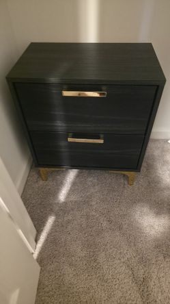 Twin Bed With 2 Side Tables.