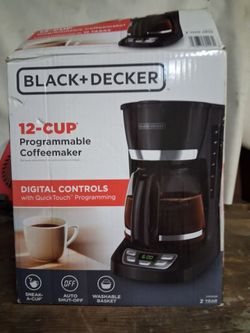 12 cup Black and Decker coffee maker