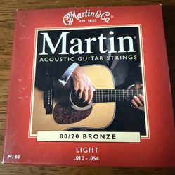 Martin M140 Acoustic Guitar Strings