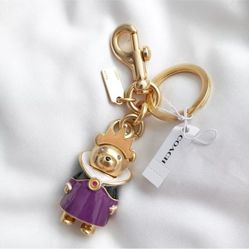 Disney X Coach Evil Queen Bear Bag Charm CC345 ( CHARM ONLY ) NWT