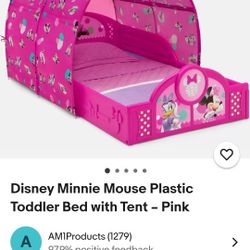 Mini Mouse Toddler Bed Brand New In Box