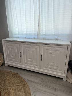 Credenza / Large Wood Storage Entryway Table