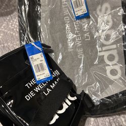 ADIDAS Side bag And tote ! Patent Leather Black 