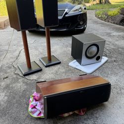 Polk Audio RTI-  Bookshelf, Center Channel,  and Subwoofer