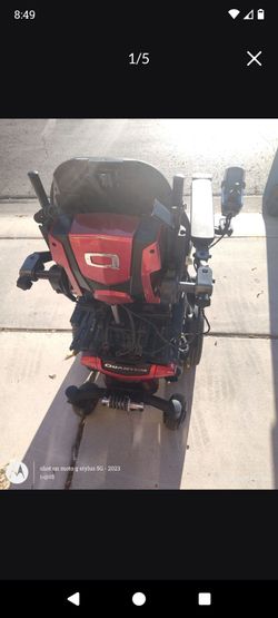 Quantum Power Wheelchair – Red