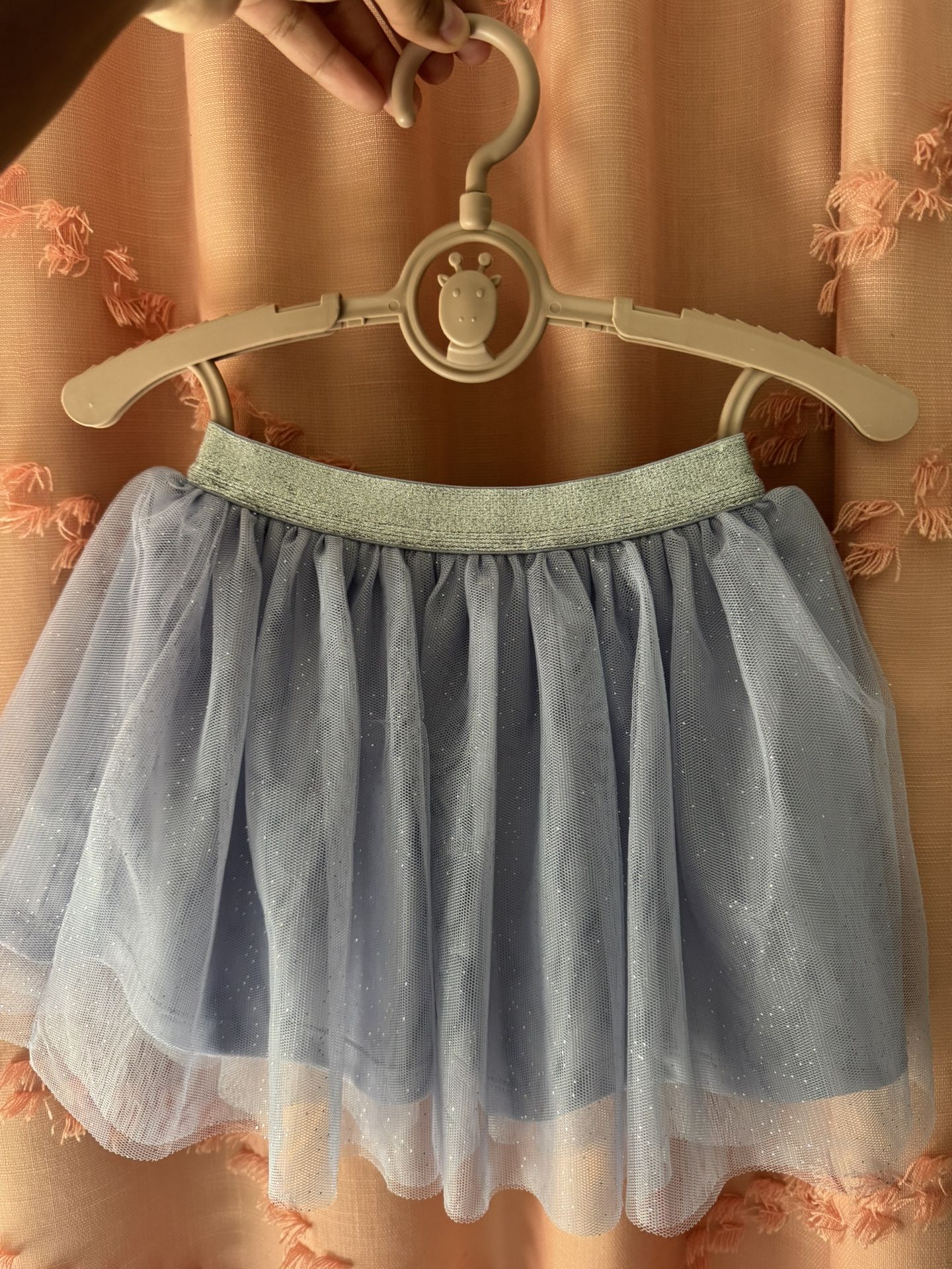 Purple And Silver Sparkle Skirt Toddler Size 3T