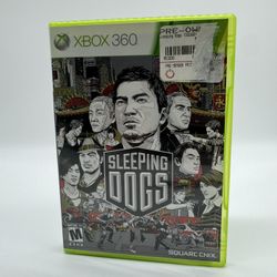 Sleeping Dogs (Microsoft Xbox 360, 2012) Tested & Complete 