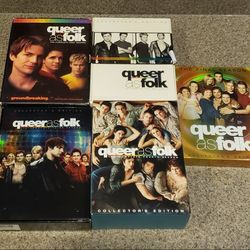 DVD Series 1-5 of Queer as Folk 